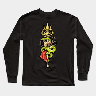 Lord Shiva Trident Long Sleeve T-Shirt